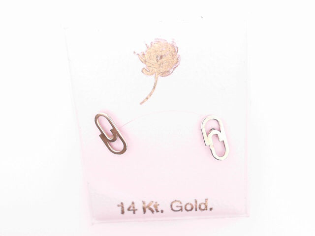 14 KARAT STUD EARRINGS WEIGHT: 0.8G : 5MM CZ CLEAR