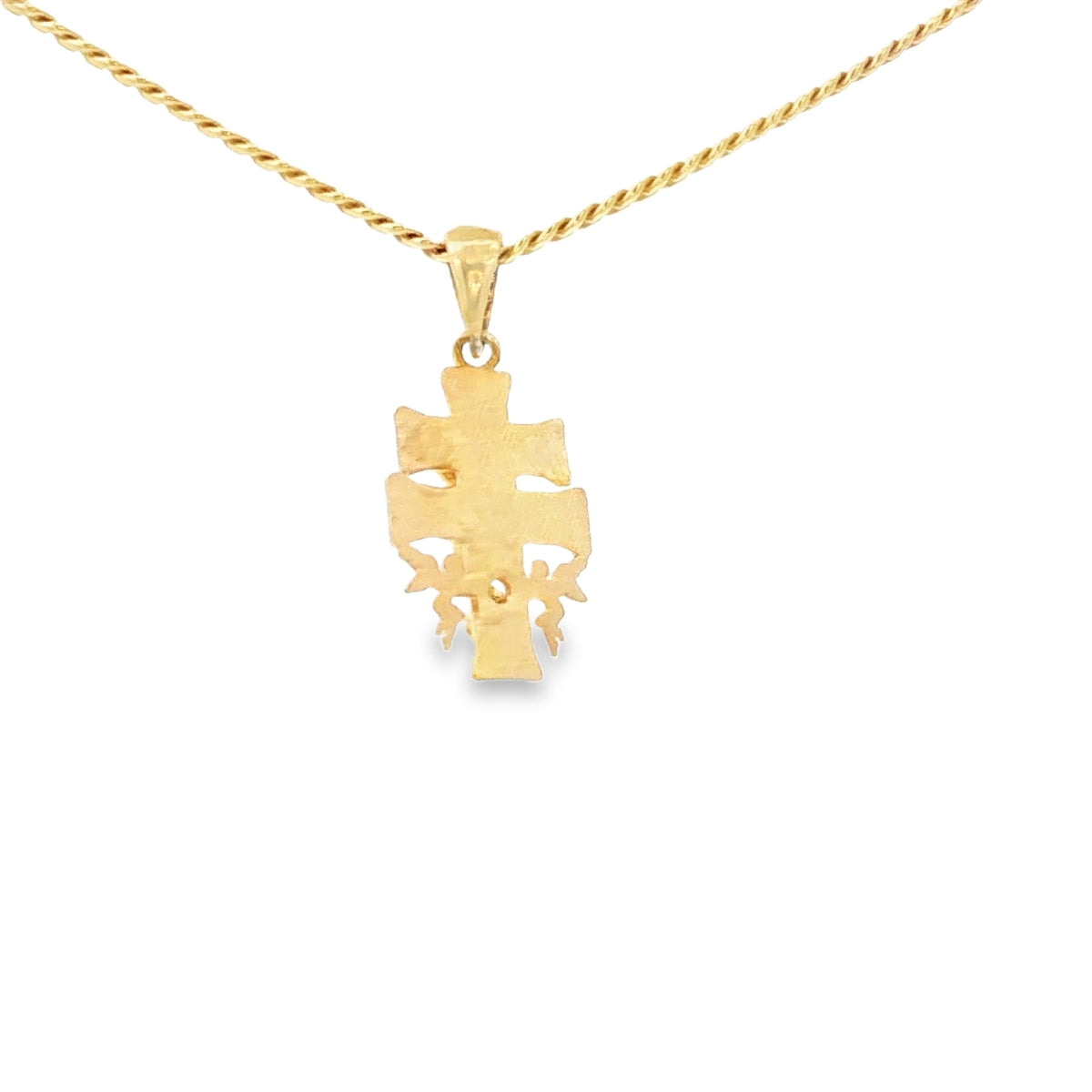 14 KARAT CHARM CARAVACAS JESUS WITH ANGELS