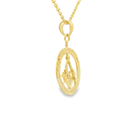 PENDANT 14K MASON