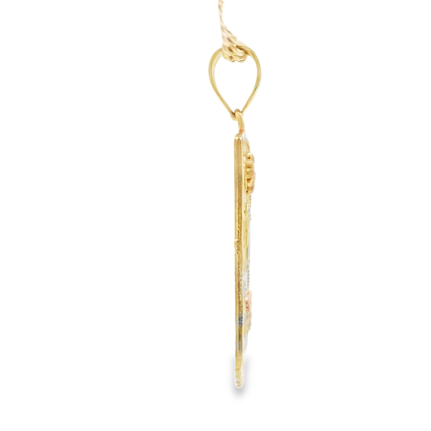 14 KARAT DIAMOND CUT CHARM WEIGHT: 1.5G : JESUS CR