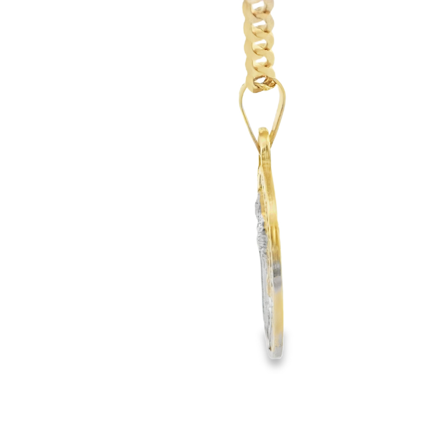 PENDANT 14K 4.2G SAINT SANT BENEDICT ROUND
