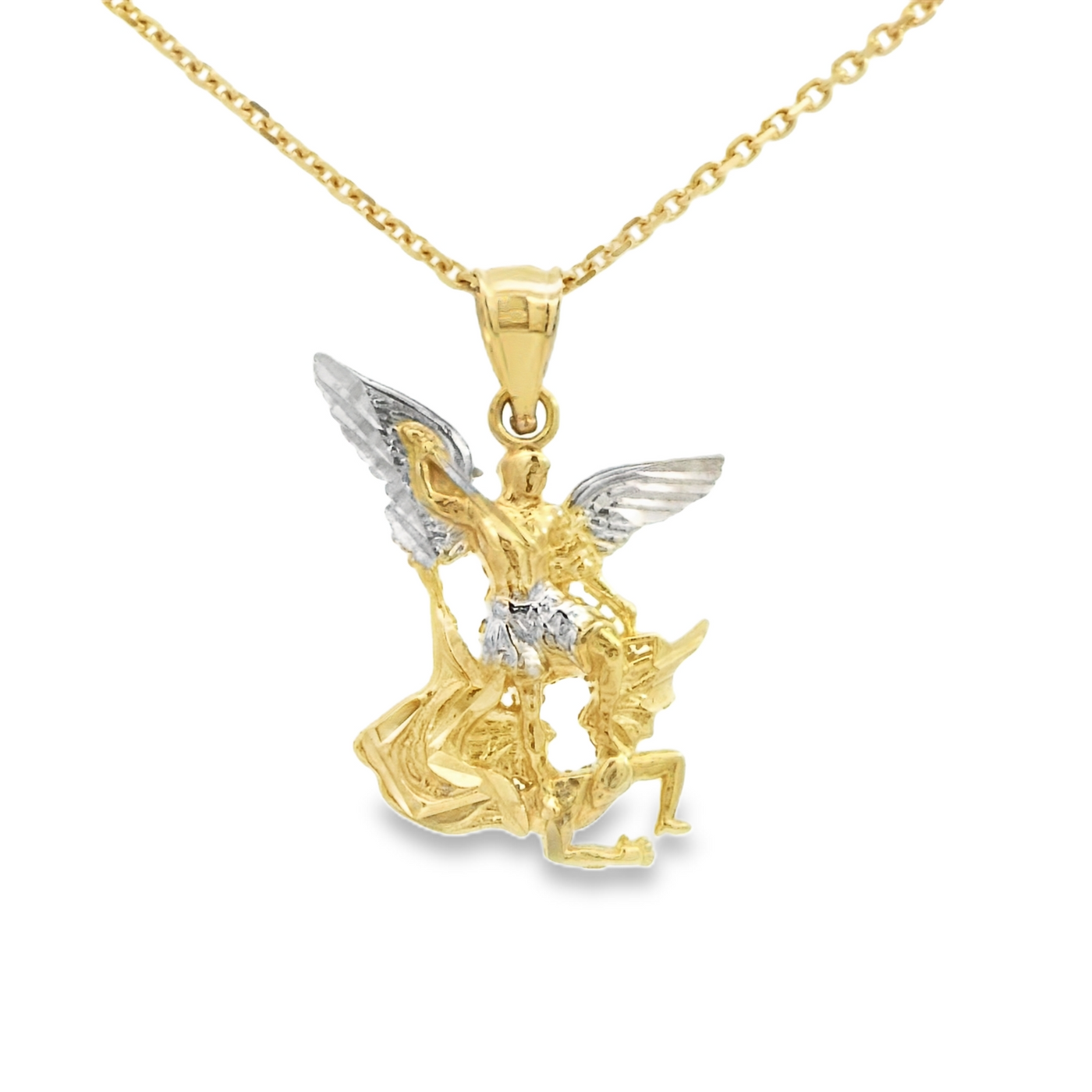 14KP SAINT SAINT MICHAEL DC 2TONE