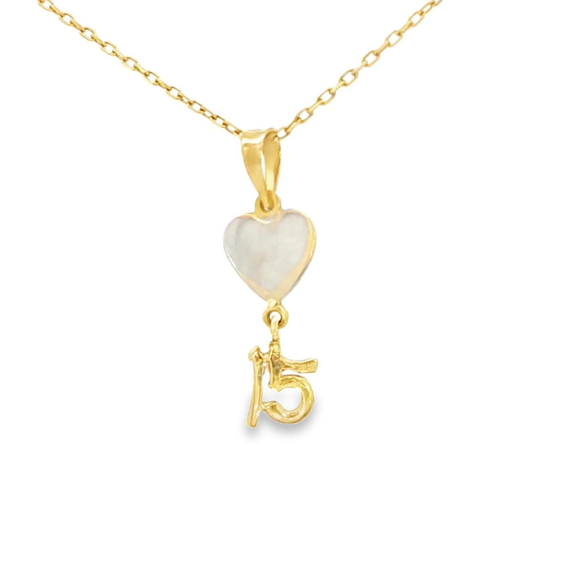 14K PENDANT PENDANT HEART 15