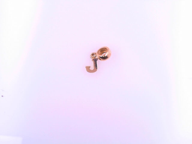 PENDANT 14K J Letter 0.7g BailRing