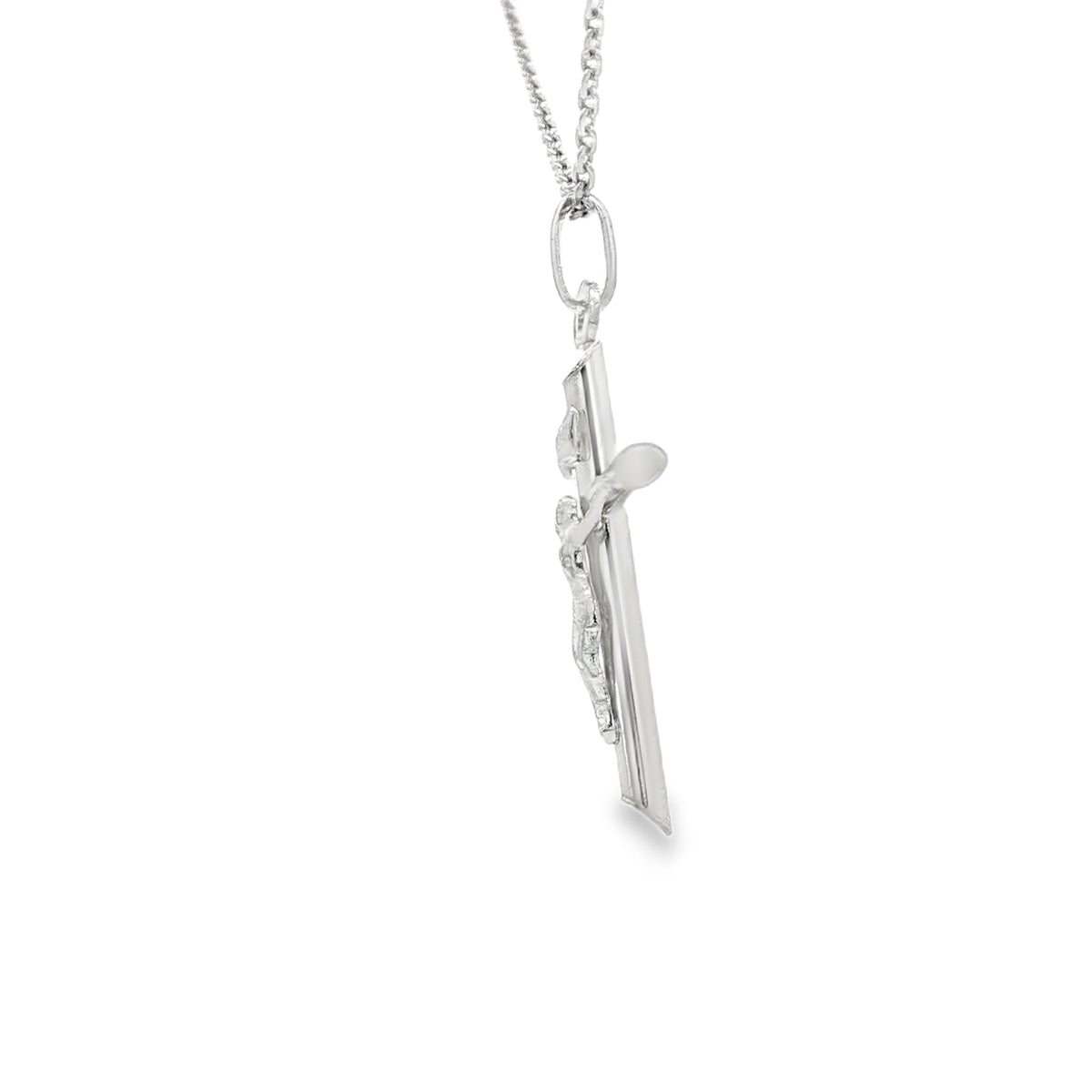 14 KARAT CHARM  GUADALUPE ROUND DC STARBURST