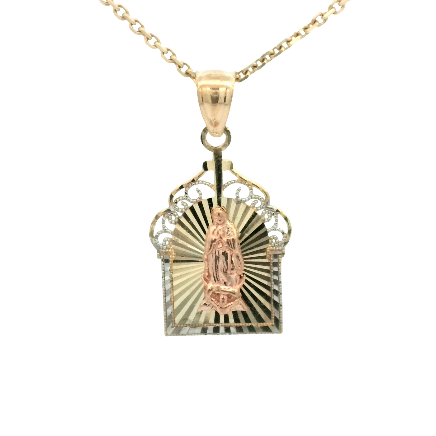 14K GUADALUPE TWO TONE