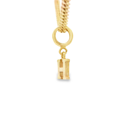 PENDANT 14K H Letter BailRing
