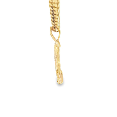 PENDANT 14K 3.1G Women Holding Moon