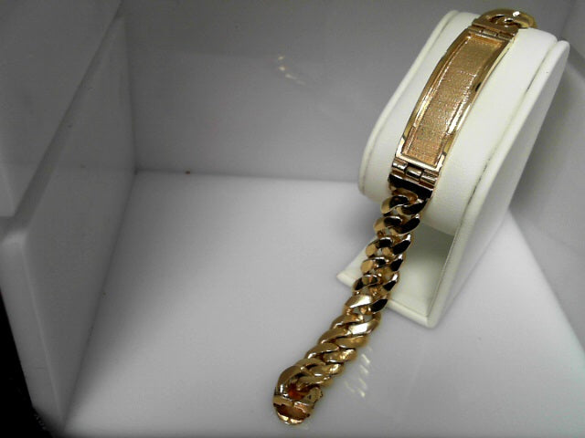 BRACELET 14KB 64.1G 9'' 11.54MM ID CUBAN ITALIAN T