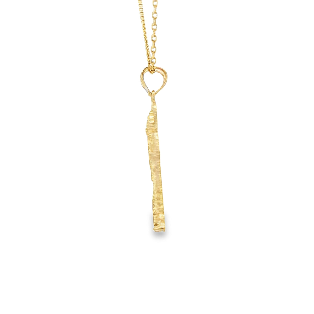 PENDANT 14K SAINT ST JUDE DC TEXTURE