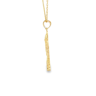 PENDANT 14K SAINT ST JUDE DC TEXTURE
