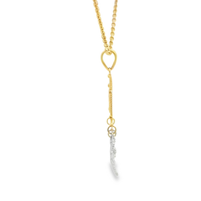 14 KARAT CHARM  2TONE DREAM CATCHER