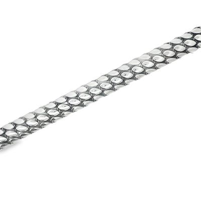 STERLING SILVER BRACELET 9MM
