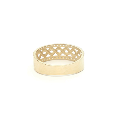 14 KARAT RING SIZE 10.5 WEIGHT: 3.0G : 7.5MM CZ MO