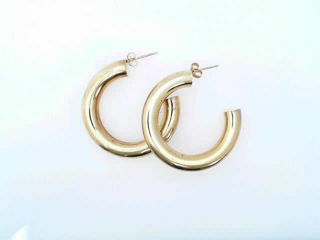 14 KARAT SMALL HOOP EARRINGS WEIGHT: 6.5G
CHUBBY