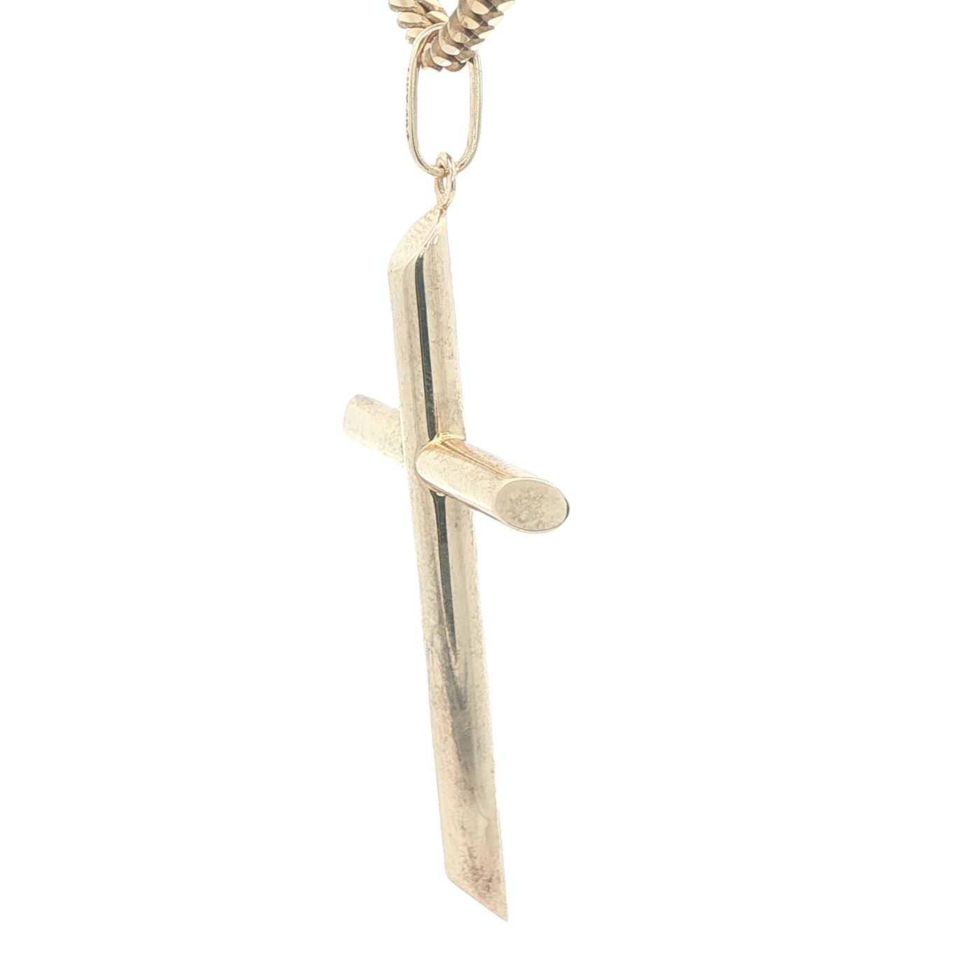 PENDANT 14KP 2.5G CROSS CROSS POLISHED