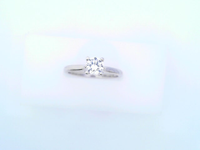 14KRW CZ RND SOLITAIRE 2.3G #7 CLEAR CTR STONE
