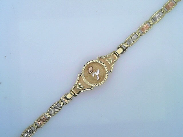 14 KARAT BRACELET LENGTH 8.25 WEIGHT: 9.7G : 4.7MM
