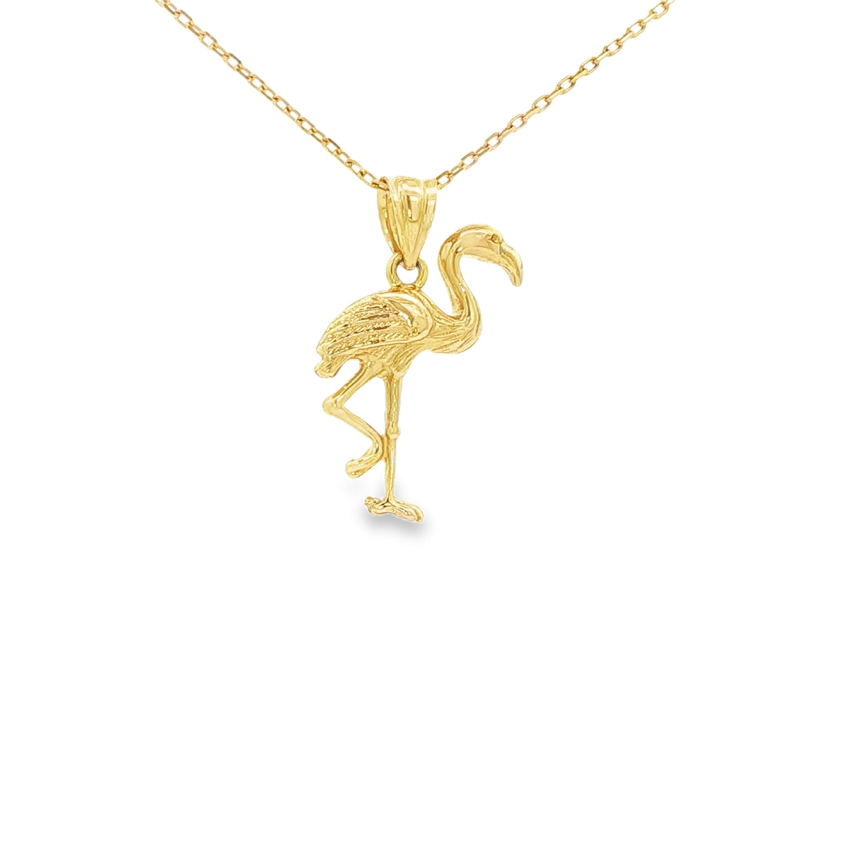 PENDANT 14K FLAMINGO