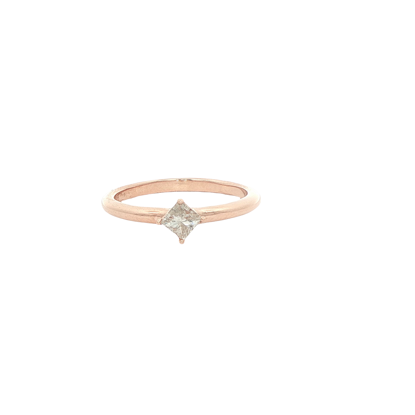 14 KARAT RING SIZE 6.25 WEIGHT: 2.5G : NATURAL DIA