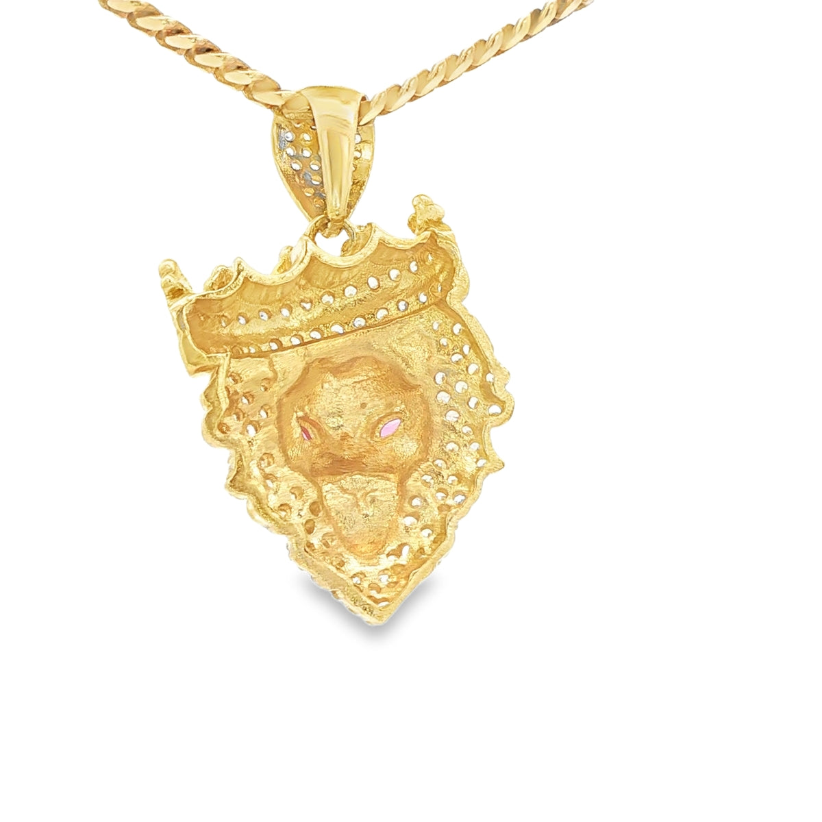 14 KARAT CHARM WEIGHT: 8.3G
CZ LIONS HEAD CROWN R