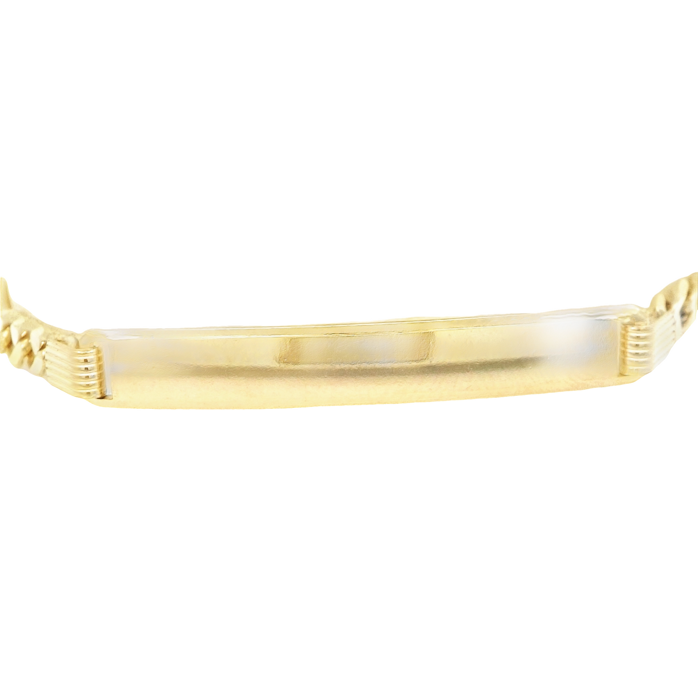 14K Figaro ID Bracelet