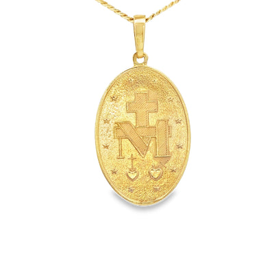 14 KARAT CHARM LENGTH 18 WEIGHT: 5.9G : VIRGEN MAR