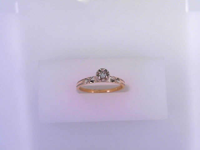 RING 14KDIACUT#6  0.36CT1.7G