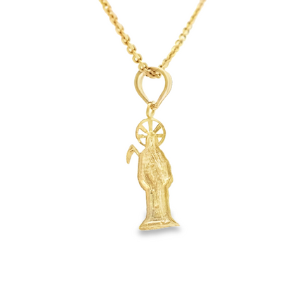 PENDANT 14K SANTA MUERTE