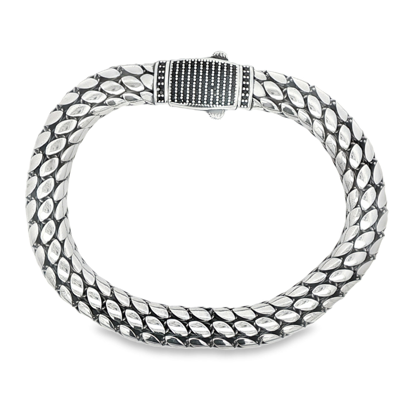 STERLING SILVER BRACELET 9MM