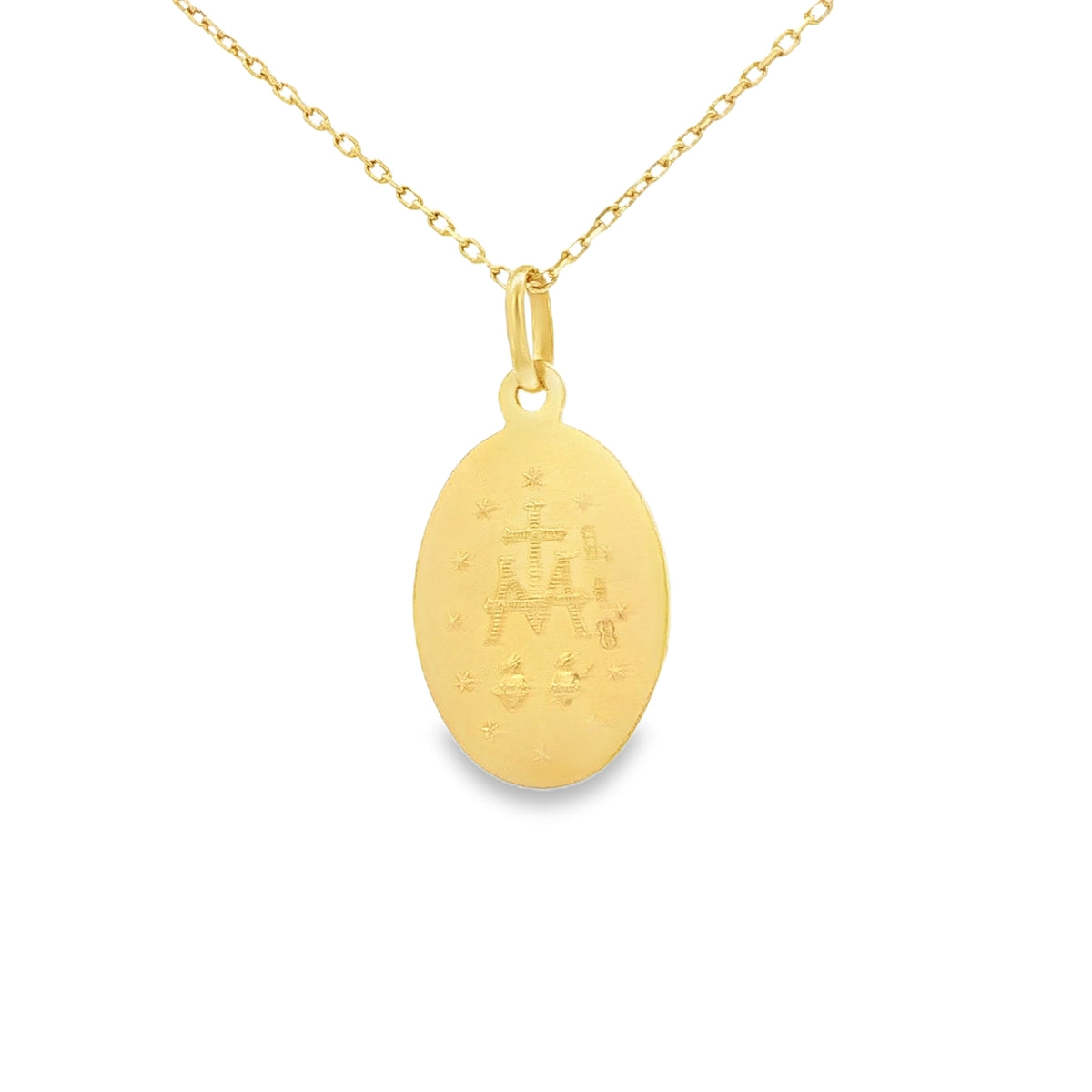 18 KARAT CHARM WEIGHT: 2.9G : MIRACULOUS MARY MILA