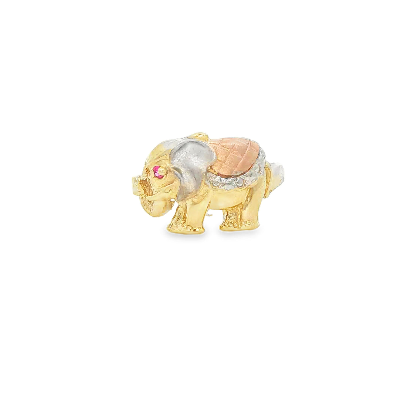 14 KARAT RING SIZE 7.75 WEIGHT: 4.4G : ELEFANT QUI