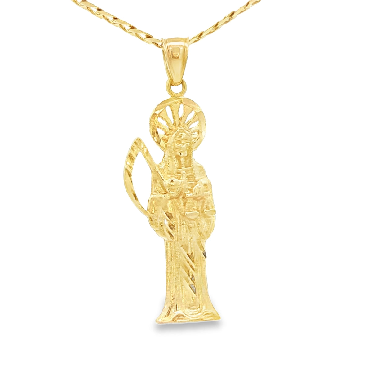 14 KARAT CHARM  SANTA MUERTE