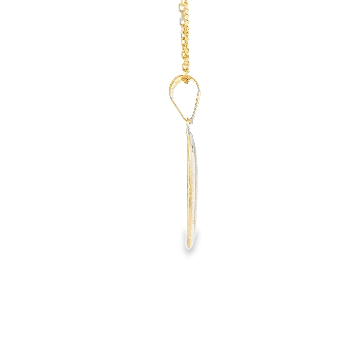 14K PENDENT  MARY COMMUNION