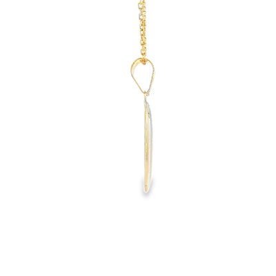 14K PENDENT  MARY COMMUNION