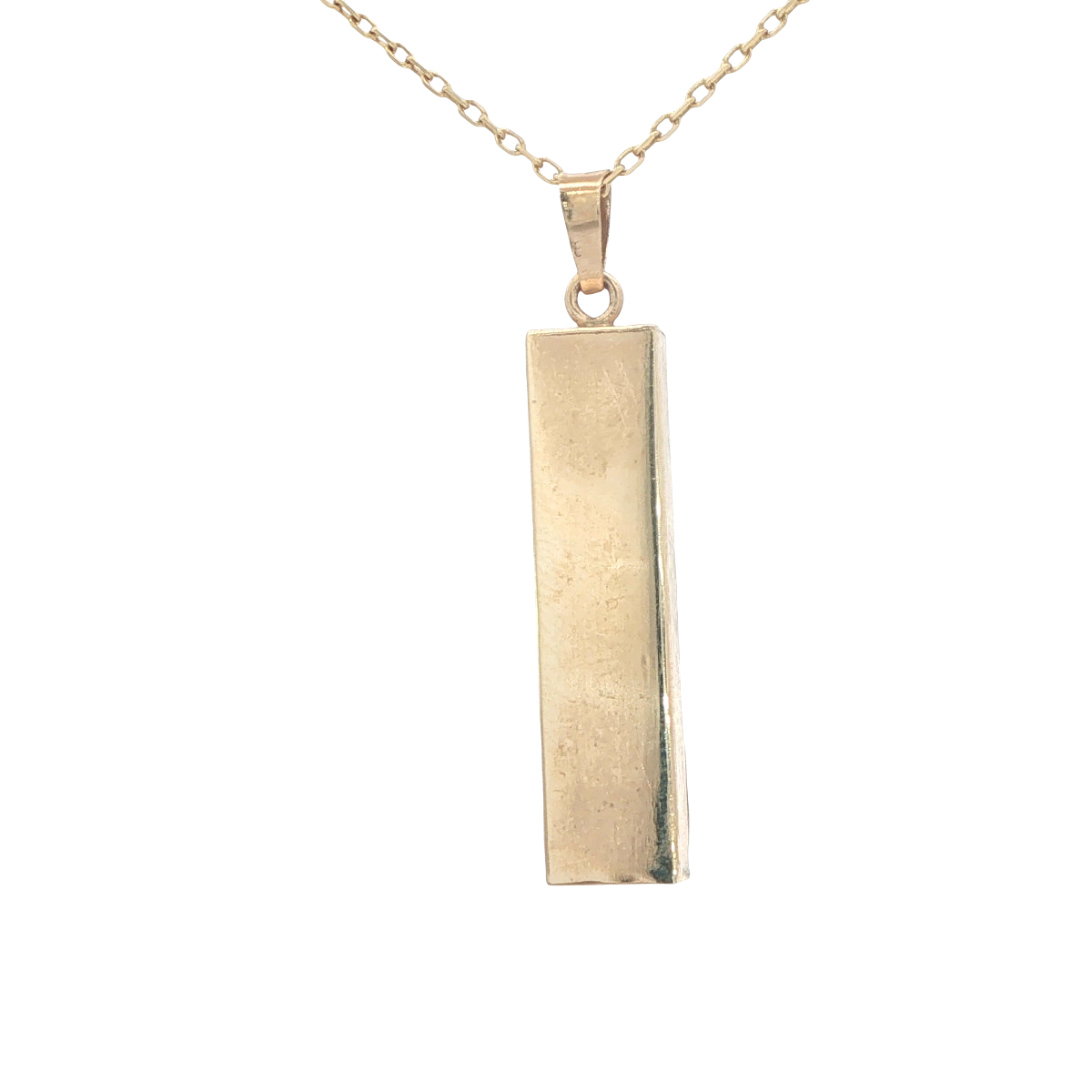 14K MEZUZAH WITH STAR DAVID