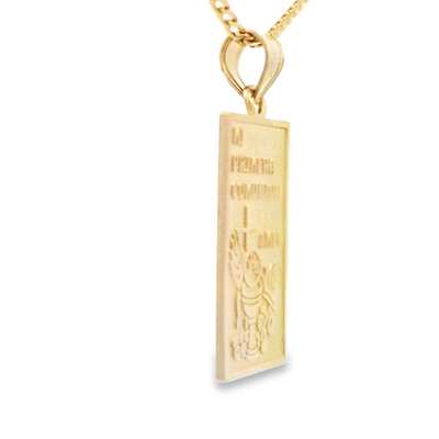 PENDANT 14KP 2.4G PLACA FIRST COMUNION
