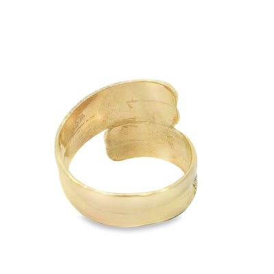 14K Free Form Ring Size 10.25