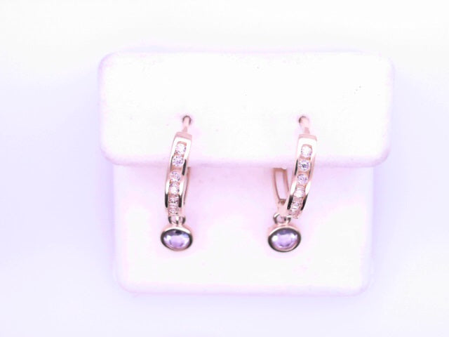 14 KARAT HUGGIE EARRINGS WEIGHT: 0.9G SIZE/ OTHER: