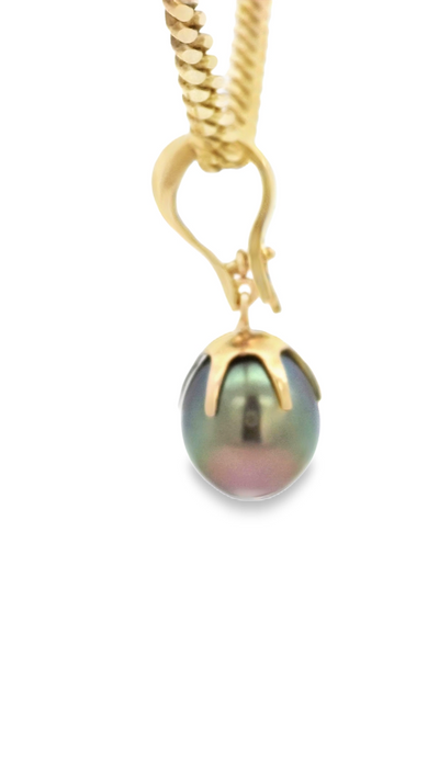 14 KARAT PENDANT 10MM TAHITIAN PEARL