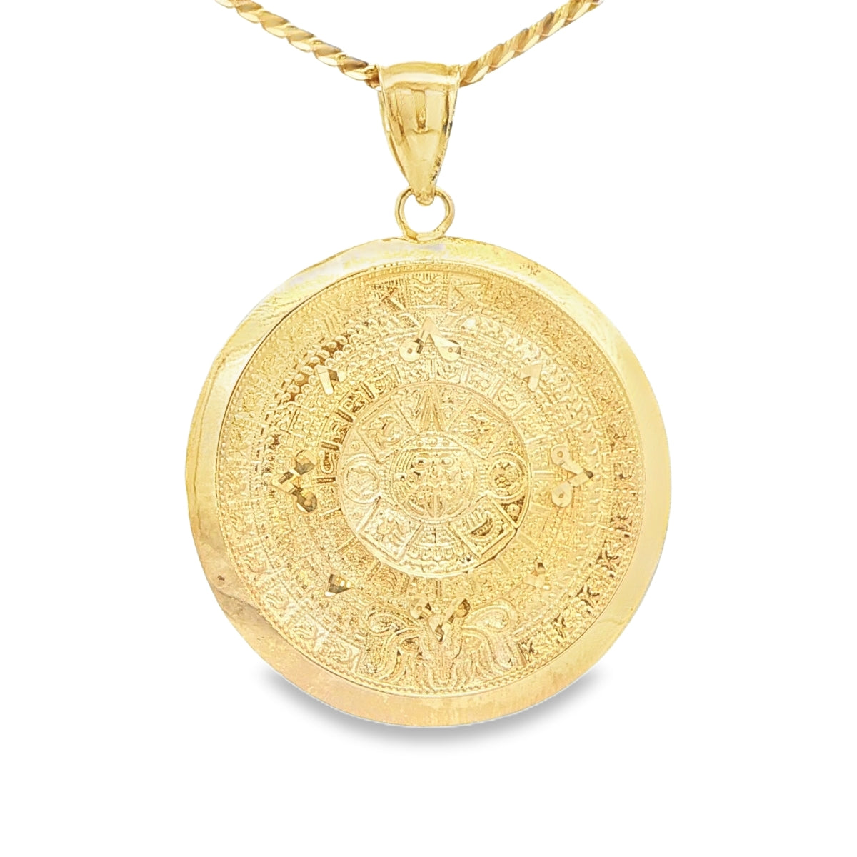 PENDANT 14 Karat Weight: 8.0G
AZTEC CALENDAR
