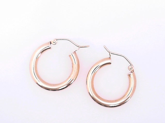 EARRINGS 14 KARAT SMALL HOOP EARRINGS WEIGHT: 1.5G