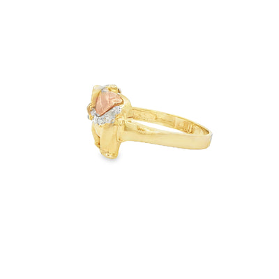 14 KARAT RING SIZE 7.75 WEIGHT: 4.4G : ELEFANT QUI