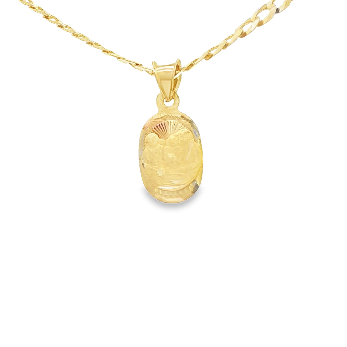14K  PENDENT MEDAL BAPTISM