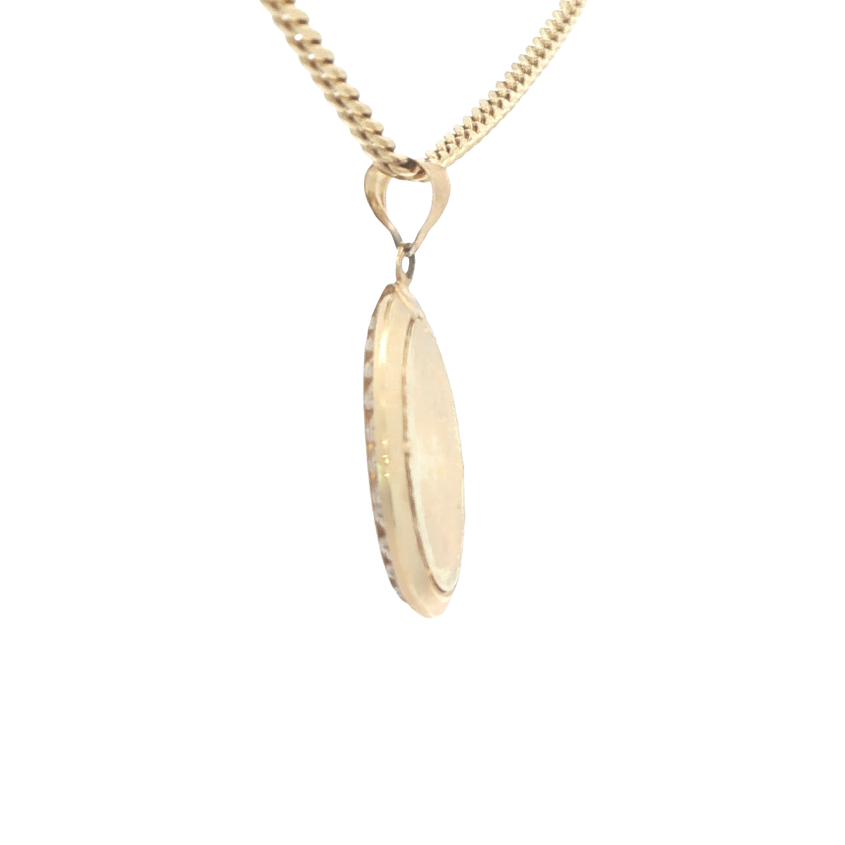 PENDANT 14K PENDANT CZ 15ANOS 3TONE