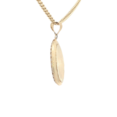 PENDANT 14K PENDANT CZ 15ANOS 3TONE