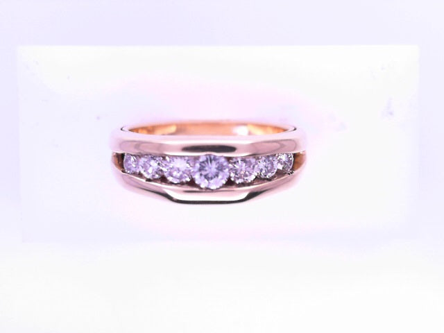 14 KARAT RING SIZE 8.5 WEIGHT: 9.3G : 6.3MM NATURA