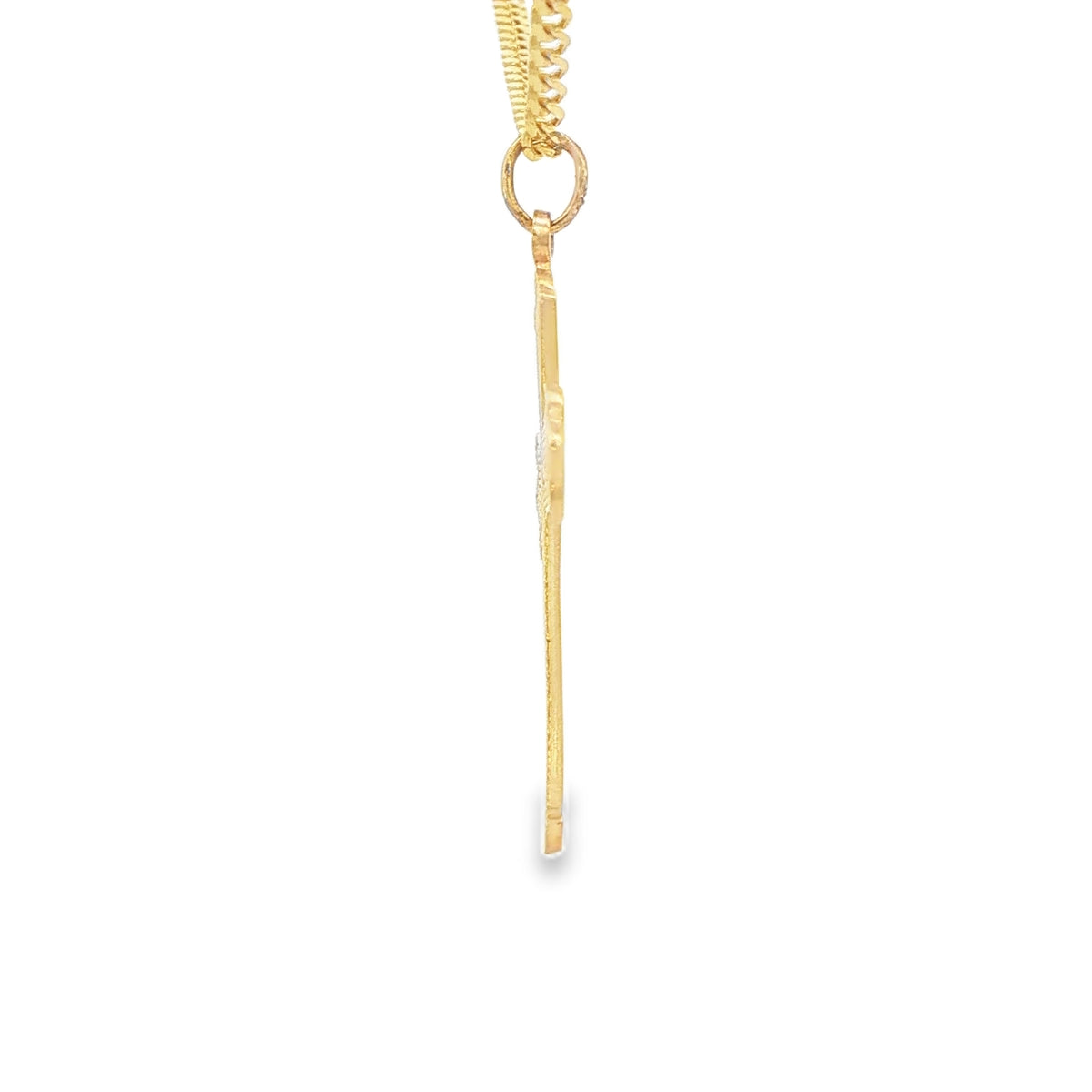 14 KARAT CHARM WEIGHT: 1.9G : CROSS BORN AGAIN
