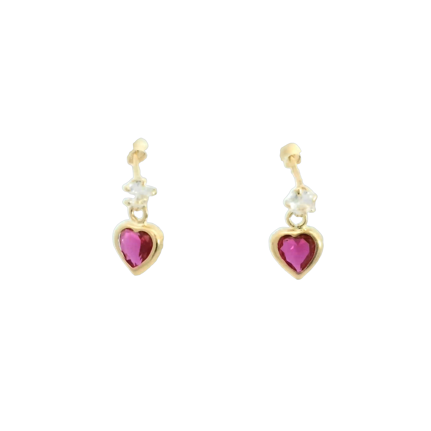 14KE 0.6G
HEART CZ
RED DANGLE