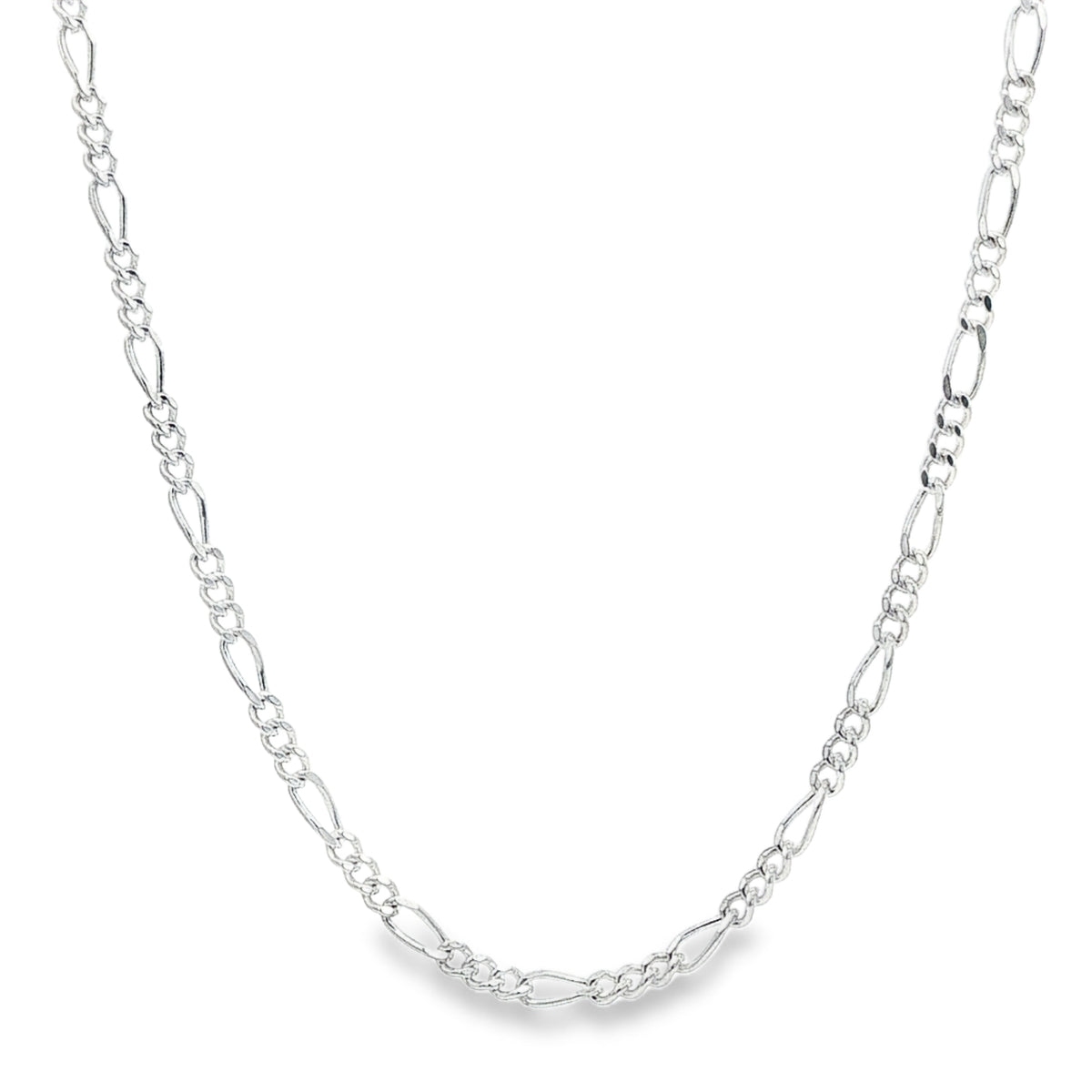 STERLING SILVER FIGARO CHAIN